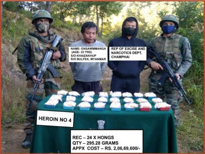 Myanmar national held with heroin worth Rs 2 cr in Mizoram | Myanmar national held with heroin worth Rs 2 cr in Mizoram Myanmar national held with heroin worth Rs 2 cr in Mizoram | Myanmar national held with heroin worth Rs 2 cr in Mizoram