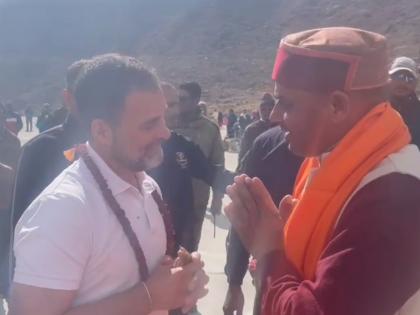 Amid busy election campaigning, Rahul on 3-day Kedarnath visit | Amid busy election campaigning, Rahul on 3-day Kedarnath visit