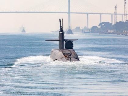 US guided missile sub arrives in Middle East | US guided missile sub arrives in Middle East