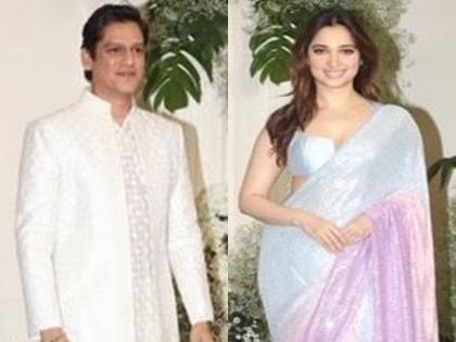 Tamannaah, Vijay walk hand in hand as they make exit at Manish Malhotra's Diwali bash | Tamannaah, Vijay walk hand in hand as they make exit at Manish Malhotra's Diwali bash Tamannaah, Vijay walk hand in hand as they make exit at Manish Malhotra's Diwali bash | Tamannaah, Vijay walk hand in hand as they make exit at Manish Malhotra's Diwali bash
