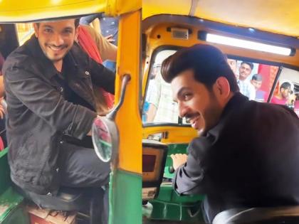 Arjun Bijlani drives auto-rickshaw for 'Pyar Ka Pehla Adhyaya ShivShakti' | Arjun Bijlani drives auto-rickshaw for 'Pyar Ka Pehla Adhyaya ShivShakti'