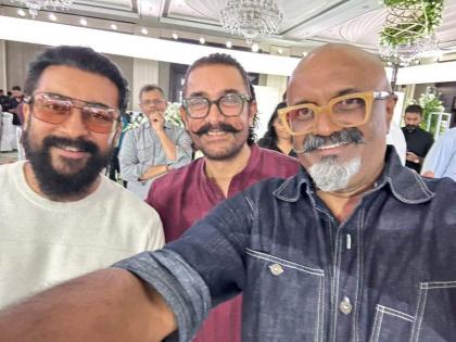Aamir Khan poses with OG 'Ghajini' star Suriya as they attend Kamal Haasan's b'day party | Aamir Khan poses with OG 'Ghajini' star Suriya as they attend Kamal Haasan's b'day party Aamir Khan poses with OG 'Ghajini' star Suriya as they attend Kamal Haasan's b'day party | Aamir Khan poses with OG 'Ghajini' star Suriya as they attend Kamal Haasan's b'day party