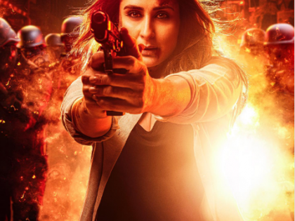 Kareena Kapoor back in blazing new avatar as Avni Bajirao in 'Singham 3' | Kareena Kapoor back in blazing new avatar as Avni Bajirao in 'Singham 3'