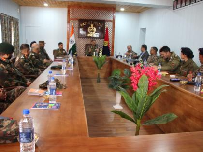 J&K DGP chairs security review meetings in south Kashmir | J&K DGP chairs security review meetings in south Kashmir J&K DGP chairs security review meetings in south Kashmir | J&K DGP chairs security review meetings in south Kashmir