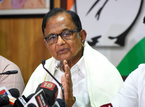 AIADMK will ally again with BJP after LS elections, says Chidambaram | AIADMK will ally again with BJP after LS elections, says Chidambaram