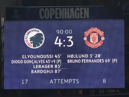 Champions League: Man Utd edged out in seven-goal thriller against Copenhagen | Champions League: Man Utd edged out in seven-goal thriller against Copenhagen Champions League: Man Utd edged out in seven-goal thriller against Copenhagen | Champions League: Man Utd edged out in seven-goal thriller against Copenhagen