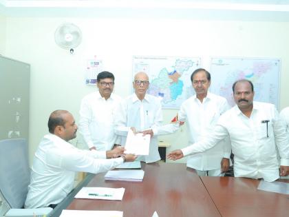 Telangana CM KCR files nomination from Gajwel | Telangana CM KCR files nomination from Gajwel Telangana CM KCR files nomination from Gajwel | Telangana CM KCR files nomination from Gajwel
