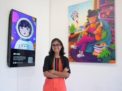 NFT exhibition by Indian-American girl enthralls Kerala kids | NFT exhibition by Indian-American girl enthralls Kerala kids NFT exhibition by Indian-American girl enthralls Kerala kids | NFT exhibition by Indian-American girl enthralls Kerala kids