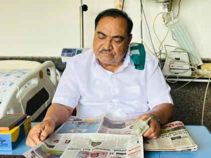 'If your air-ambulance hadn't come, my life would have taken off', Eknath Khadse to Eknath Shinde | 'If your air-ambulance hadn't come, my life would have taken off', Eknath Khadse to Eknath Shinde 'If your air-ambulance hadn't come, my life would have taken off', Eknath Khadse to Eknath Shinde | 'If your air-ambulance hadn't come, my life would have taken off', Eknath Khadse to Eknath Shinde