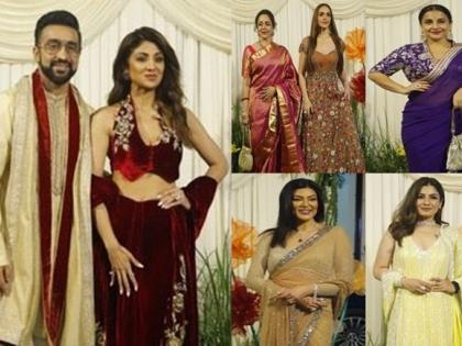 Sushmita, Hema, Vidya, Shraddha light up the night at Shilpa Shetty's Diwali party | Sushmita, Hema, Vidya, Shraddha light up the night at Shilpa Shetty's Diwali party