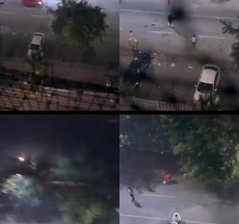 Hit & Run: Speeding car mows down 3 in Noida | Hit & Run: Speeding car mows down 3 in Noida