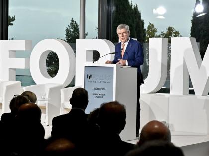 IOC president calls for unity in sport at IF Forum | IOC president calls for unity in sport at IF Forum