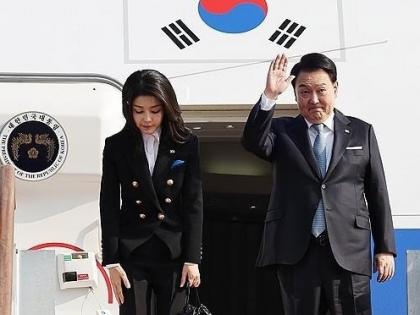 S.Korean Prez Yoon departs for San Francisco to attend APEC summit | S.Korean Prez Yoon departs for San Francisco to attend APEC summit S.Korean Prez Yoon departs for San Francisco to attend APEC summit | S.Korean Prez Yoon departs for San Francisco to attend APEC summit