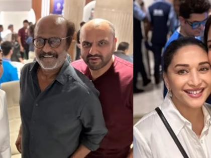 Madhuri celebrates Team India's win, poses for selfie with Rajinikanth, Anushka | Madhuri celebrates Team India's win, poses for selfie with Rajinikanth, Anushka Madhuri celebrates Team India's win, poses for selfie with Rajinikanth, Anushka | Madhuri celebrates Team India's win, poses for selfie with Rajinikanth, Anushka