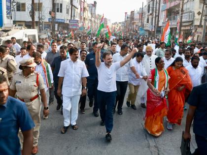 You received education in school, college built by Congress: Rahul tells KCR | You received education in school, college built by Congress: Rahul tells KCR You received education in school, college built by Congress: Rahul tells KCR | You received education in school, college built by Congress: Rahul tells KCR