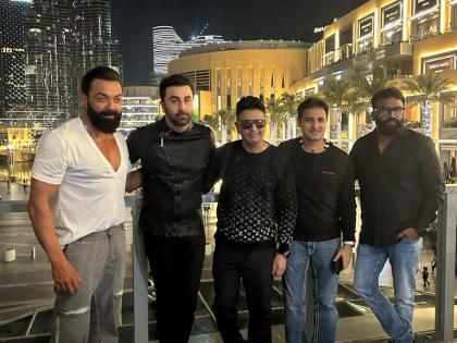 'Animal' makers play special cut at Burj Khalifa for fans | 'Animal' makers play special cut at Burj Khalifa for fans