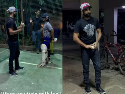 Sonu Sood shares video of son taking 'batting' tips from Shami | Sonu Sood shares video of son taking 'batting' tips from Shami Sonu Sood shares video of son taking 'batting' tips from Shami | Sonu Sood shares video of son taking 'batting' tips from Shami