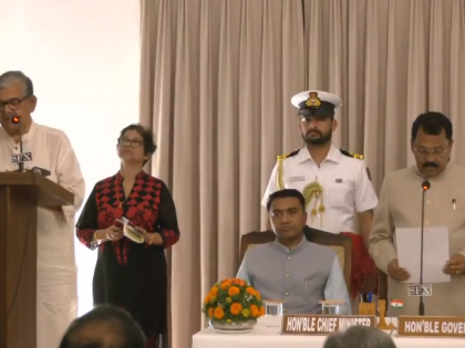 Goa: Congress turncoat Aleixo Sequeira sworn in as minister | Goa: Congress turncoat Aleixo Sequeira sworn in as minister Goa: Congress turncoat Aleixo Sequeira sworn in as minister | Goa: Congress turncoat Aleixo Sequeira sworn in as minister