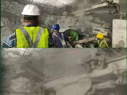 Uttarkashi tunnel collapse: First images of trapped workers out, all safe | Uttarkashi tunnel collapse: First images of trapped workers out, all safe