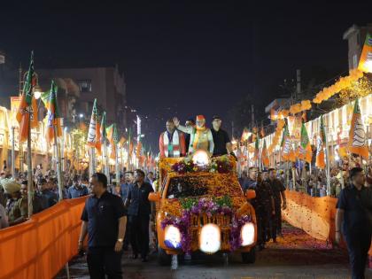PM Modi holds roadshow in Jaipur | PM Modi holds roadshow in Jaipur PM Modi holds roadshow in Jaipur | PM Modi holds roadshow in Jaipur