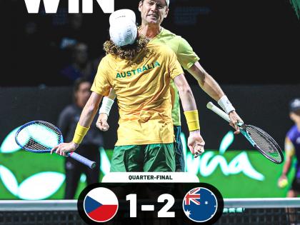 Davis Cup: After De Minaur's heroics, Ebden-Purcell pair sent Australia to semifinals | Davis Cup: After De Minaur's heroics, Ebden-Purcell pair sent Australia to semifinals Davis Cup: After De Minaur's heroics, Ebden-Purcell pair sent Australia to semifinals | Davis Cup: After De Minaur's heroics, Ebden-Purcell pair sent Australia to semifinals