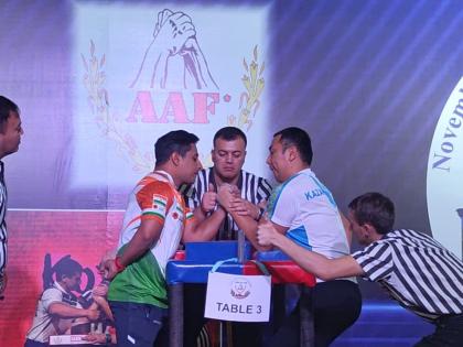 Shrimant Jha takes bronze in Asia Cup para-armwrestling Championship | Shrimant Jha takes bronze in Asia Cup para-armwrestling Championship Shrimant Jha takes bronze in Asia Cup para-armwrestling Championship | Shrimant Jha takes bronze in Asia Cup para-armwrestling Championship