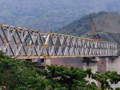 Work for world’s tallest pier railway bridge, part of Manipur rail project, nearing end | Work for world’s tallest pier railway bridge, part of Manipur rail project, nearing end