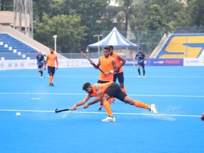 Sr men's hockey nationals: M.P, Jharkhand and Chandigarh win as Manipur hold Bengal 3-3 | Sr men's hockey nationals: M.P, Jharkhand and Chandigarh win as Manipur hold Bengal 3-3