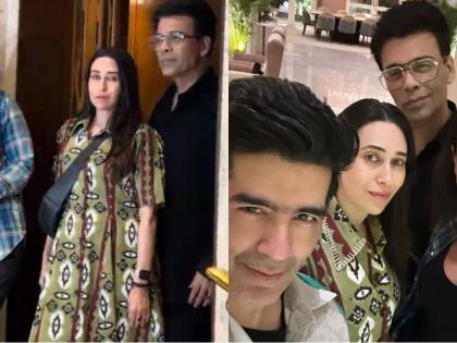 Kareena, Karisma, KJo radiate 'comfort and love' at Manish Malhotra's house | Kareena, Karisma, KJo radiate 'comfort and love' at Manish Malhotra's house