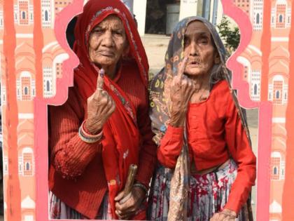 Rajasthan registers over 80% voting in six districts | Rajasthan registers over 80% voting in six districts Rajasthan registers over 80% voting in six districts | Rajasthan registers over 80% voting in six districts