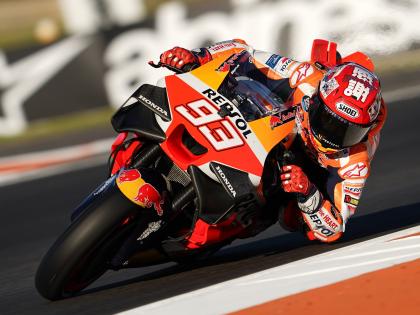 Ninth to third, Marquez takes hard-fought final Sprint podium with Honda team | Ninth to third, Marquez takes hard-fought final Sprint podium with Honda team