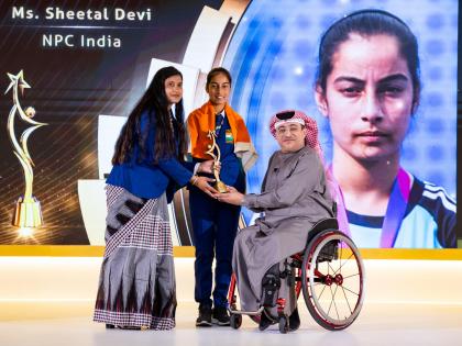 Sheetal Devi win best young athlete award in APC conference | Sheetal Devi win best young athlete award in APC conference Sheetal Devi win best young athlete award in APC conference | Sheetal Devi win best young athlete award in APC conference
