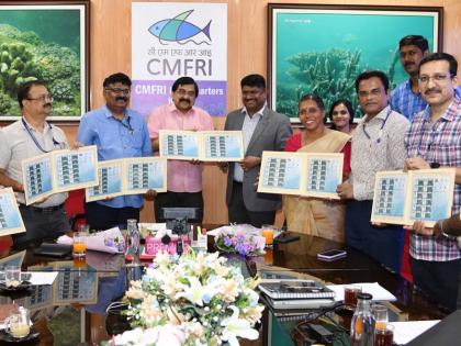 Commemorative stamp released to mark 75 years of CMFRI | Commemorative stamp released to mark 75 years of CMFRI Commemorative stamp released to mark 75 years of CMFRI | Commemorative stamp released to mark 75 years of CMFRI