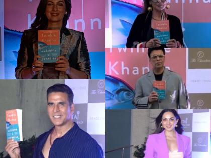 Twinkle unveils fourth book in the presence of Dimple, Akshay, KJo | Twinkle unveils fourth book in the presence of Dimple, Akshay, KJo