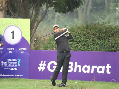 Kapil Dev Grant Thornton Invitational: Local lad Sunhit Bishnoi holds clubhouse lead on Day 2 | Kapil Dev Grant Thornton Invitational: Local lad Sunhit Bishnoi holds clubhouse lead on Day 2