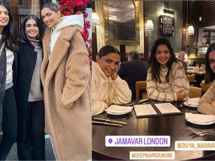 Deepika Padukone drops glimpse of her day out with BFFs in London | Deepika Padukone drops glimpse of her day out with BFFs in London Deepika Padukone drops glimpse of her day out with BFFs in London | Deepika Padukone drops glimpse of her day out with BFFs in London