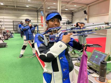 National Shooting C'ships: Elavenil wins women's 10m Air Rifle gold; Haryana wins overall crown | National Shooting C'ships: Elavenil wins women's 10m Air Rifle gold; Haryana wins overall crown National Shooting C'ships: Elavenil wins women's 10m Air Rifle gold; Haryana wins overall crown | National Shooting C'ships: Elavenil wins women's 10m Air Rifle gold; Haryana wins overall crown
