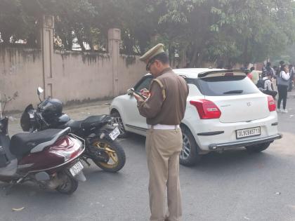 Gautam Buddha Nagar traffic cops raise record fines in Nov, yet violations rampant | Gautam Buddha Nagar traffic cops raise record fines in Nov, yet violations rampant