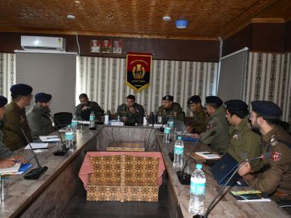 IGP Kashmir chairs security review meetings in Kupwara, Handwara | IGP Kashmir chairs security review meetings in Kupwara, Handwara IGP Kashmir chairs security review meetings in Kupwara, Handwara | IGP Kashmir chairs security review meetings in Kupwara, Handwara