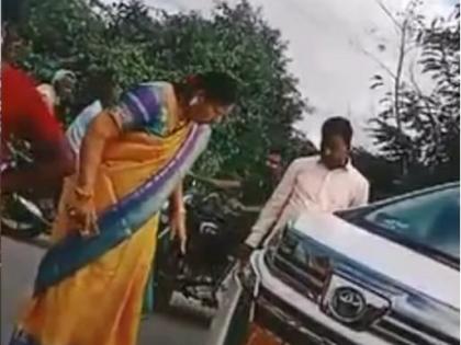 Ex-PM Deve Gowda's daughter-in-law’s viral outburst at biker: Rs 1.5 cr car worth more than your life | Ex-PM Deve Gowda's daughter-in-law’s viral outburst at biker: Rs 1.5 cr car worth more than your life