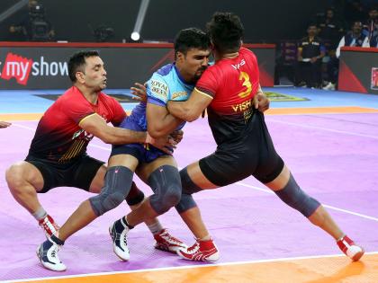 PKL 10: Maninder Singh's efforts help Bengal Warriors beat Bengaluru Bulls 32-30 | PKL 10: Maninder Singh's efforts help Bengal Warriors beat Bengaluru Bulls 32-30 PKL 10: Maninder Singh's efforts help Bengal Warriors beat Bengaluru Bulls 32-30 | PKL 10: Maninder Singh's efforts help Bengal Warriors beat Bengaluru Bulls 32-30