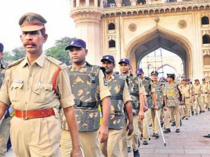 Tight security in Hyderabad on Babri Masjid demolition anniversary | Tight security in Hyderabad on Babri Masjid demolition anniversary Tight security in Hyderabad on Babri Masjid demolition anniversary | Tight security in Hyderabad on Babri Masjid demolition anniversary