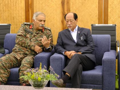 Army's Eastern Command chief discusses situations with Manipur, Nagaland Governors, CMs | Army's Eastern Command chief discusses situations with Manipur, Nagaland Governors, CMs Army's Eastern Command chief discusses situations with Manipur, Nagaland Governors, CMs | Army's Eastern Command chief discusses situations with Manipur, Nagaland Governors, CMs