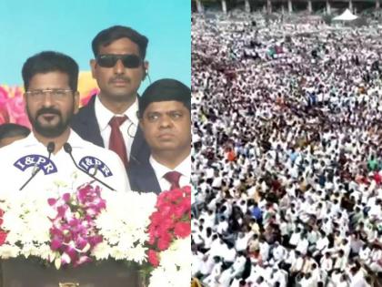 Revanth Reddy sworn in as Telangana CM, Vikramarka as Deputy CM | Revanth Reddy sworn in as Telangana CM, Vikramarka as Deputy CM Revanth Reddy sworn in as Telangana CM, Vikramarka as Deputy CM | Revanth Reddy sworn in as Telangana CM, Vikramarka as Deputy CM
