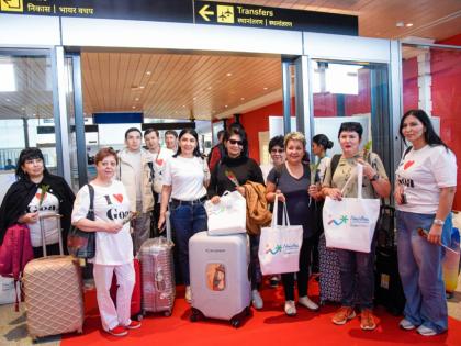First charter flight from Uzbekistan lands in Goa | First charter flight from Uzbekistan lands in Goa First charter flight from Uzbekistan lands in Goa | First charter flight from Uzbekistan lands in Goa