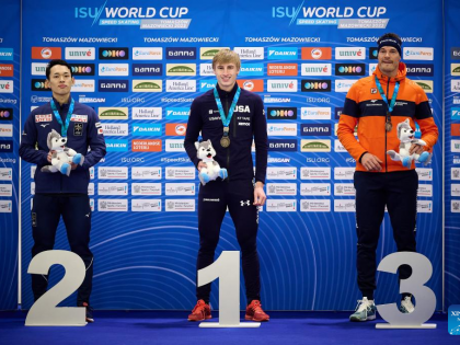 American Stolz wins men's 1,000m at ISU Speed Skating World Cup | American Stolz wins men's 1,000m at ISU Speed Skating World Cup American Stolz wins men's 1,000m at ISU Speed Skating World Cup | American Stolz wins men's 1,000m at ISU Speed Skating World Cup