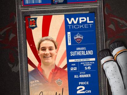 WPL Auction 2024: Delhi Capitals buy Annabel Sutherland for Rs 2 crore; Gujarat pick Phoebe for Rs 1 cr | WPL Auction 2024: Delhi Capitals buy Annabel Sutherland for Rs 2 crore; Gujarat pick Phoebe for Rs 1 cr