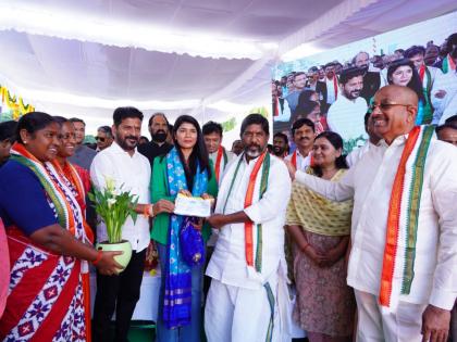 T'gana gives Rs 2cr to Nikhat Zareen to prepare for Paris Olympics | T'gana gives Rs 2cr to Nikhat Zareen to prepare for Paris Olympics T'gana gives Rs 2cr to Nikhat Zareen to prepare for Paris Olympics | T'gana gives Rs 2cr to Nikhat Zareen to prepare for Paris Olympics