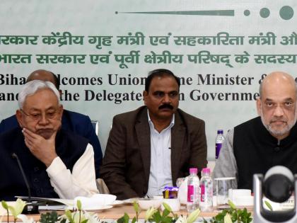 Conduct caste census in the country, Nitish Kumar tells Amit Shah | Conduct caste census in the country, Nitish Kumar tells Amit Shah