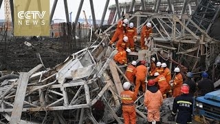 6 killed in workshop collapse in China | 6 killed in workshop collapse in China